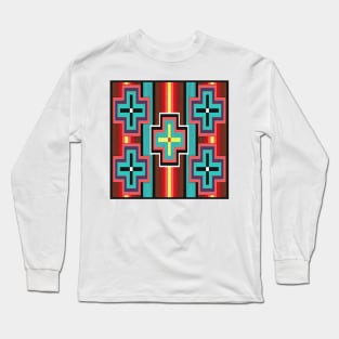 Dakota Sunset Abstract Long Sleeve T-Shirt